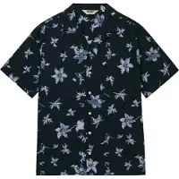 Superdry Superdrytil mænd. M4011137A Skjorte Cabana Print navy (XL), Casual, Bomuld, Korte ærmer, Blå