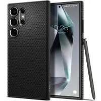 Spigen Liquid Air-etui til Samsung Galaxy S24 Ultra - mat sort