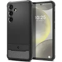 Spigen Rugged Armor - matte black - Samsung Galaxy S24
