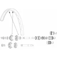 Mavic Kit 14 Rear Drive Side Edeemax S 29´´ Eger