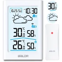 Berdsen Meteorologinė stotelė su ekranu BD-911, balta