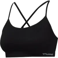 Hummel Sports-BH 'Juno' lysegrå / sort
