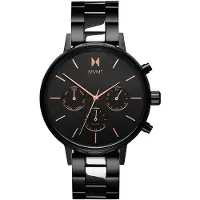 MVMT Dameur FC01-BL Nova Sort/Stål Ø38 mm