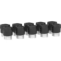 Schneider Electric Resi9 Neozed D02 63A sikringshoved med gevind, sort skrue hoved leveres i pakke med 10 stk. Husk pasring til 20A, 25A, 35A og50A