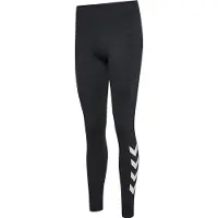 Hummel Sportsbukser 'Pulse' sort-meleret / hvid