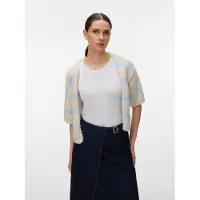 Vero Moda Cardigan 'VMMaybe' beige / lyseblå / lys pink
