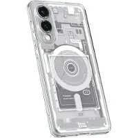 Spigen Ultra Hybrid Mag-etui med MagSafe til Samsung Galaxy S25 Edge med print - Hvid