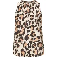 LASCANA Bluse beige / brun / sort