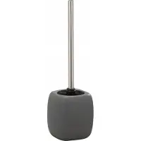Wenko container FARO Pilkas + toilet brush,