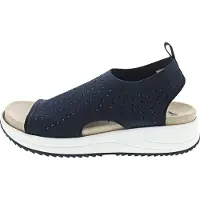 Caprice Sandal, blue, made of Textiles without heel, Size 41