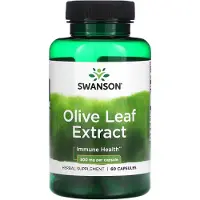 Swanson Health , Olivenblad Ekstrakt, 500 mg, 60 Kapsler
