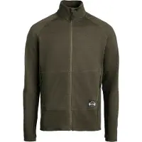 Lundhags Tived Merino Full Zip M, mellemlag, grøn