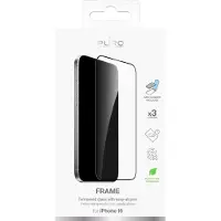 Puro Frame hærdet glas med ramme til iPhone 16