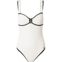 Karl Lagerfeld Badedragt creme / sort
