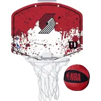 Wilson Mini Hoop Portland Trailblazers WTBA1302POR rød One size