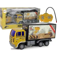 Leantoys Lean toys Statybinis sunkvežimis RC 1:24 Geltona