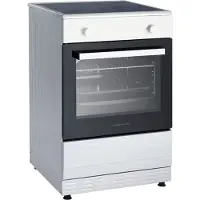 Scandomestic Standard FCI900W - Komfur - fritstående - bredde: 60 cm - dybde: 60 cm - højde: 90 cm - med selv-rengøring - hvid