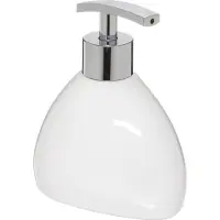 5 Five Sæbedispenser SILK, keramik, hvid