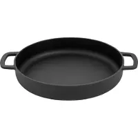 ComBekk Enameled stegepande støbejern Ø28 cm Matt Black