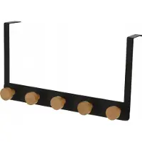 Storage solutions dørhængt knagerække (5 kroge)