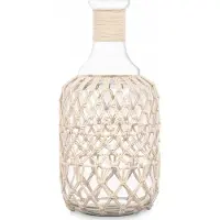 Giftdeco Gavepynt flaske i flet med snor