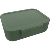 Euromic LUNCH BUDDIES Army Green lunch box w/clip&divider