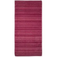 Pip studio Geometric Print Dark Pink 55x100