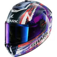 Shark Spartan RS Zarco Signature Integralhjelm Karbon/Rød L sort