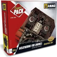 Vallejo Ammo Super Pack - Weathering for Engines Solution Set