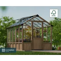 NSH Nordic Drivhus i cedertræ Natura 8,6 m2 Palram - Canopia (540-235)