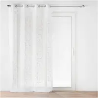 Douceur D`Interieur Douch e r d'Interieur gardin med løbegreb i guldprint, LOUXOR, 140 x 240 cm