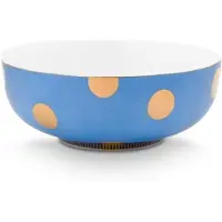 Pip studio Set/2 Bowls Dot Blue 20cm