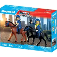 Playmobil City Action - Politienhed - 18 Dele - 71877 - - OneSize - Legetøjsfigur