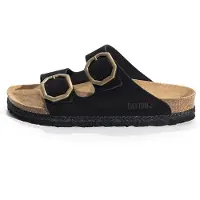 Bayton Pantoletter 'Benalla' guld / sort