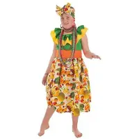 Creaciones Llopis Cubansk Frugtpige Kostume