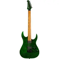 Spira Guitars S-450 TGR Flame Maple Gloss Trans Green
