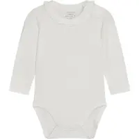 Hust and Claire Body l/æ - Bambus - HCBuller Flounce - Ivory - - 3 år (98) - Body L/Æ