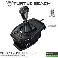 Turtle Beach VelocityOne, Tilføjelse til racerskifter, Sort, Windows 10/11 PCs, Xbox Series X|S, Xbox One, 206 mm, 133 mm, 148 mm