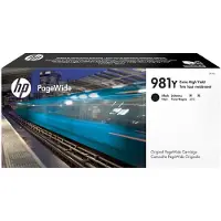 HP 981Y - 343.5 ml - Særlig høj ydelse - sort - original - PageWide - blækpatron - for PageWide Enterprise Color MFP 586 PageWide Managed Color E55650