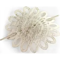 Douceur D`Interieur Douceur d'Interieur gardinclips MANDY, 1 stk., elfenbensfarvet