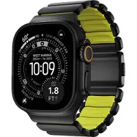 Nomad Stratos Band - 49mm | Black Titanium | Volt FKM
