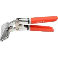 YATO YT-5140, Tryktænger, 8 cm, 3,5 cm, Kulstofstål, Polyvinylchlorid (PVC), Stål, PVC, Stål, Rød