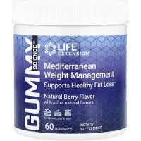 Life Extension , Gummy Science, Middelhavsvægtstyring, Naturlig Jordbær, 60 Gummies