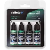 Wittmax True Metallic Metal set Dusken Green 4x18ml