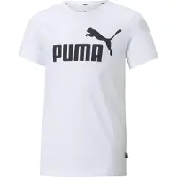 Puma Essentials Logo Tee Youth, Guide, White, 1-2Y