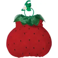 That's Mine Udklædning - Livia Jordbærkostume - Goji Berry - - 3-6 år - Udklædning
