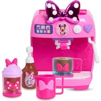 Just Play Disney Junior Minnie Mouse Rise &amp Shine Bowrista Set, children's household appliance