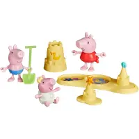 Pipsa Possu Legetøjsfigurer 8 Dele - Pig Siblings Beach Day - - OneSize - Legetøjsfigur