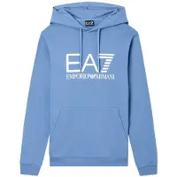 EA7 EA7til mænd. 7M001413_AF22266 Core Identity sweatshirt blå (3XL), Casual, Sport, Bomuld, Sportstøj, Multisport, Lange ærmer