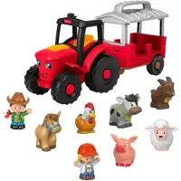 Fisher-Price FP traktor med trailer + dyrefarm JLM99/2